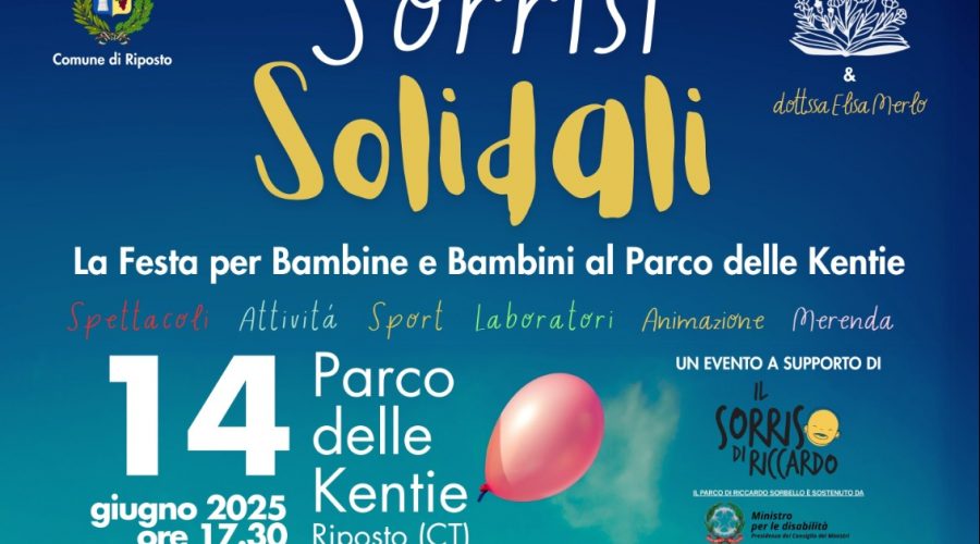 Riposto, Sorrisi solidali: festa per i bambini al Parco delle Kentie in memoria di Riccardo Sorbello