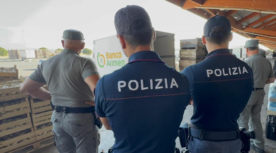 Controlli al Maas: sequestrati e dati in beneficenza 38.000 kg di prodotti ortofrutticoli. Sequestrate anche 648 bottiglie di vino. Pioggia di sanzioni VD