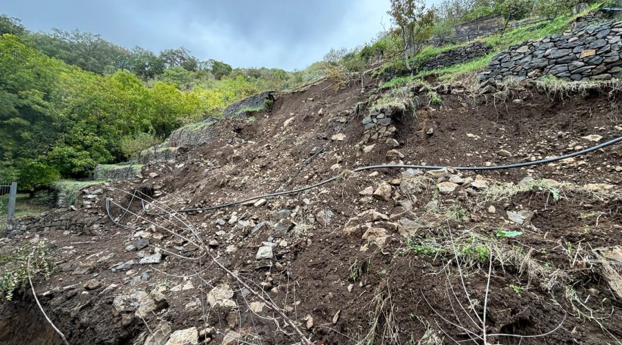 Alluvione a Mascali e la frana sulla Sp 78 Nunziata–Puntalazzo: tavolo tecnico al Comune. Rimane il disagio dei residenti