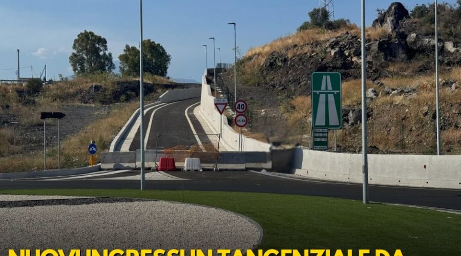 Aperto il nuovo svincolo di Misterbianco (Lineri) sulla Tangenziale di Catania