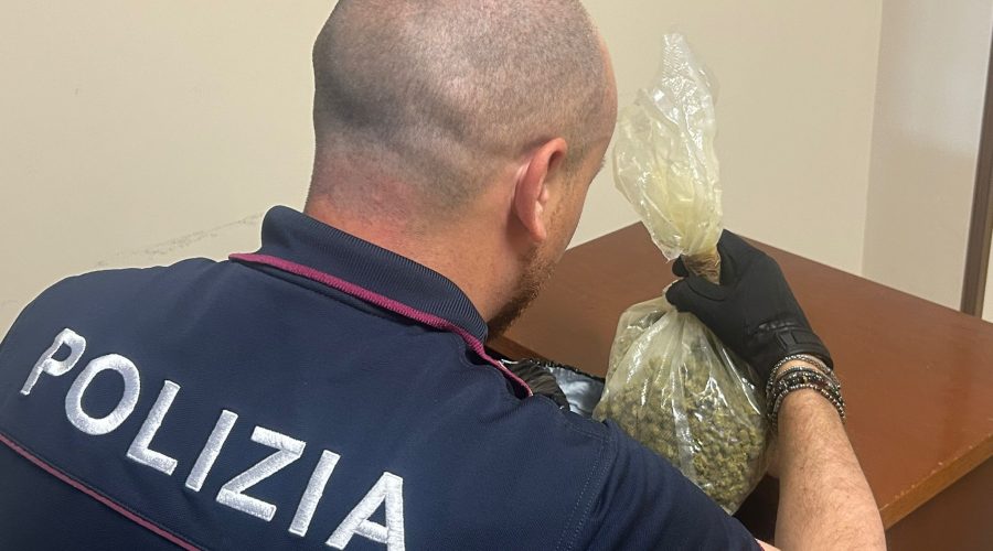 Ai domiciliari, con il braccialetto elettronico e 350 grammi di droga: arrestato 20enne