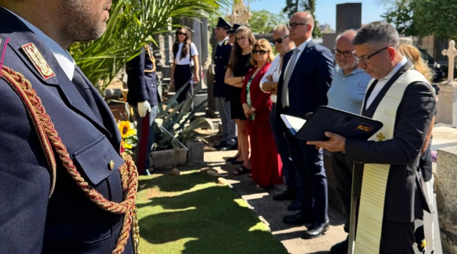 Ricordato stamane il commissario Beppe Montana nel 40° anniversario della sua uccisione