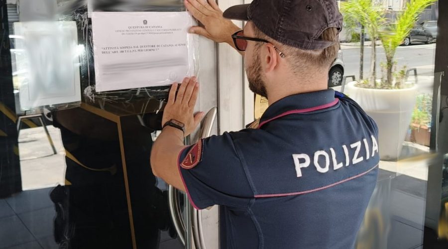 Troppi pregiudicati: sospesa l’attività di un chiosco-bar e di un centro scommesse