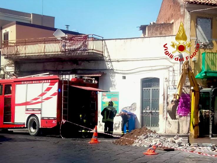 Fuga di gas a San Giovanni Galermo, intervento dei vigili del fuoco