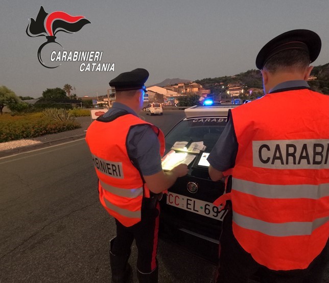 Controlli nel Randazzese: 33enne beccato con 100 grammi di droga