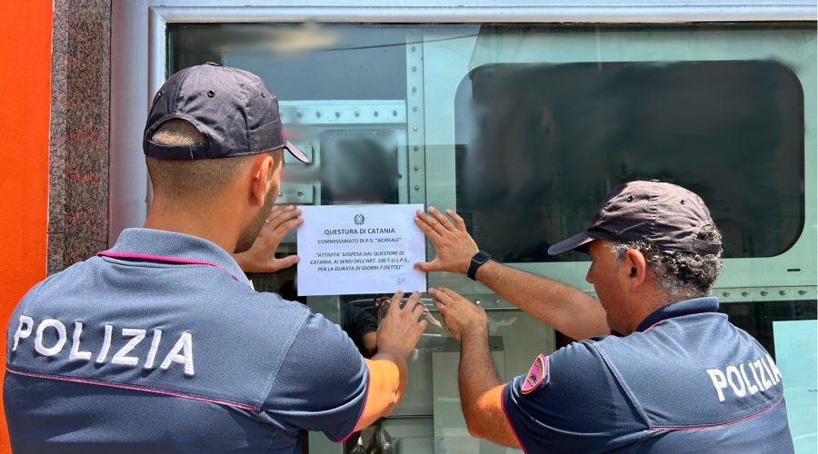 Acireale, troppi pregiudicati tra i clienti: sospesa attività di un centro scommesse
