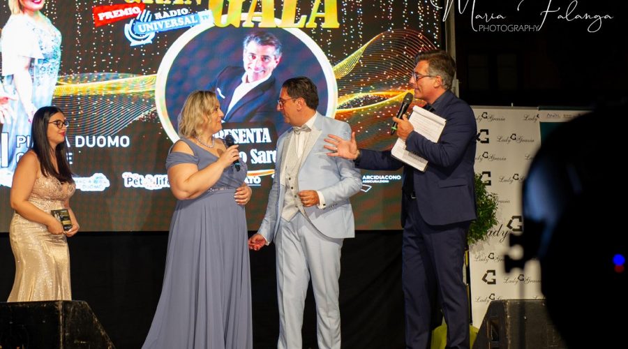 Giarre, successo per il Gran Galà Premio Radio Universal tv