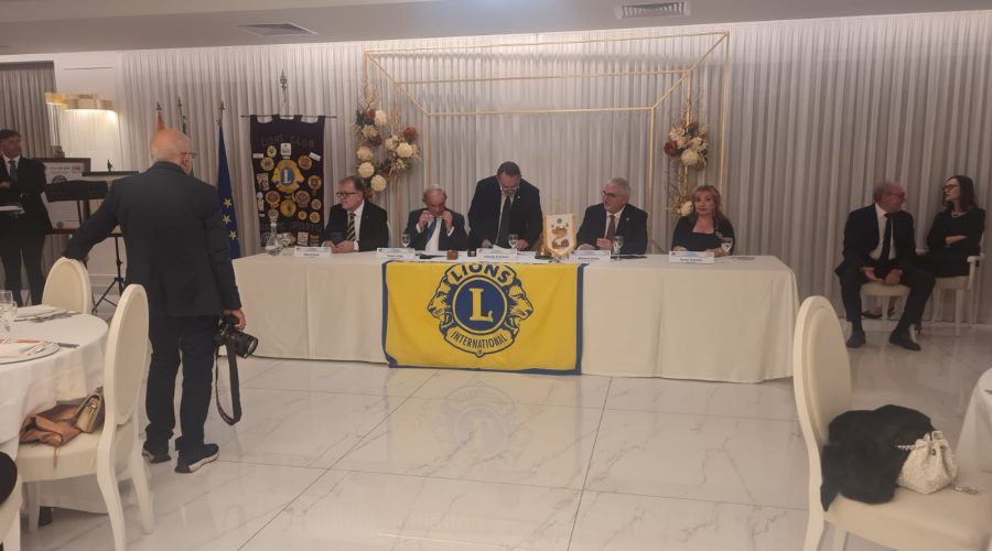 Lions club Giarre-Riposto: inaugurato l’anno sociale