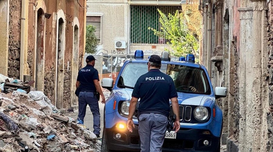 Sgomberato un immobile di proprietà del Comune di Catania: 7 denunciati