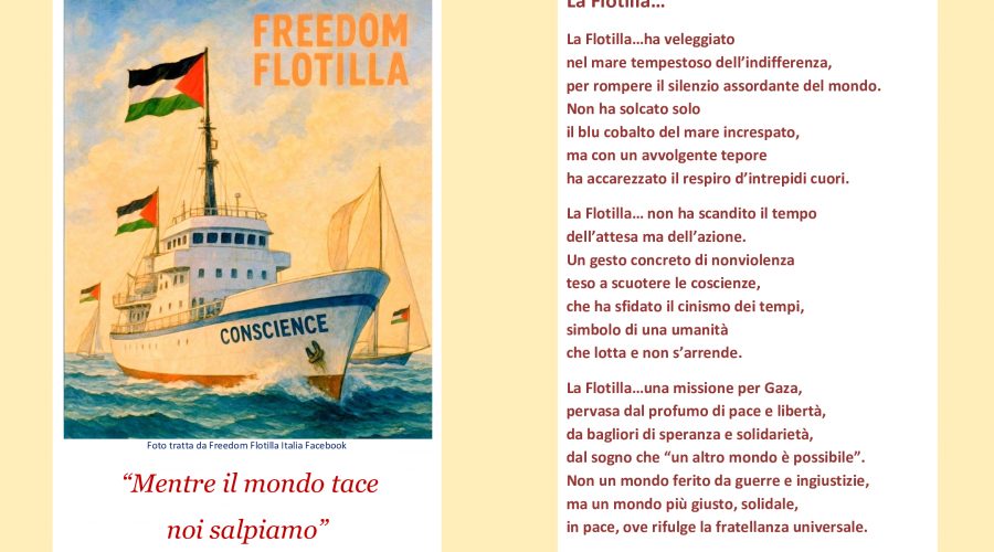 “La Flotilla”, una poesia del poeta brolese Rosario La Greca