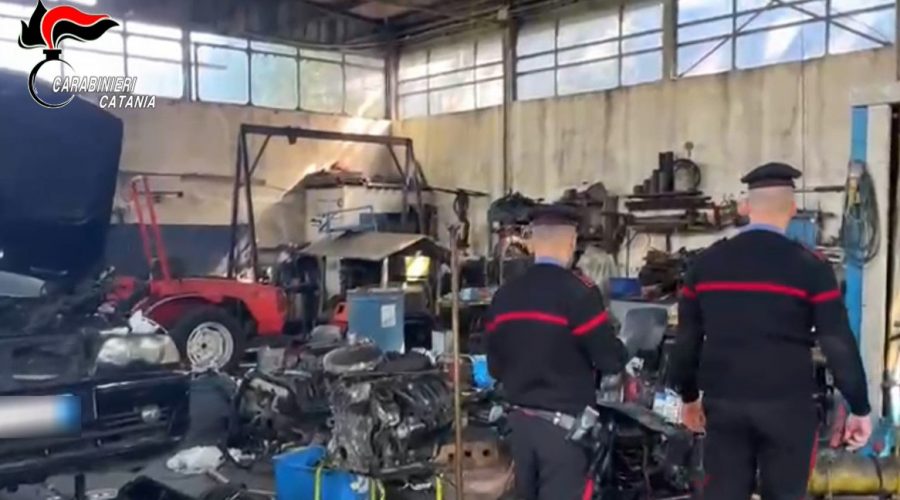 Trasforma l’officina in una discarica: denunciato dai Carabinieri un 53enne a Castiglione di Sicilia