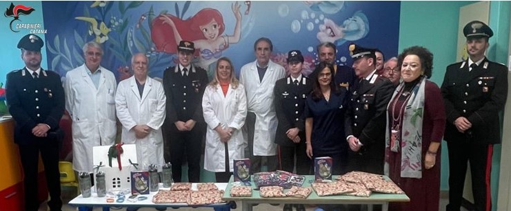 Festività natalizie: la vicinanza dei Carabinieri ai piccoli pazienti degli ospedali