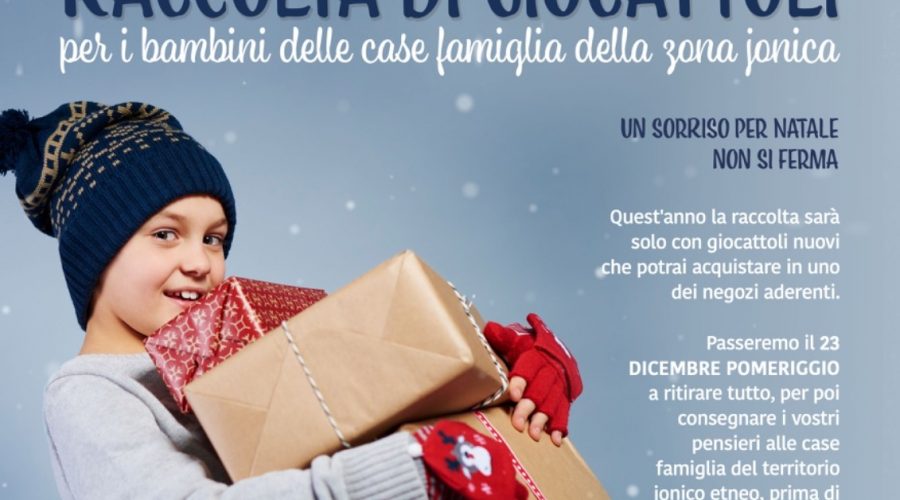 Giarre, prosegue “Un Sorriso per Natale”, l’iniziativa solidale a favore dei minori delle case-famiglia