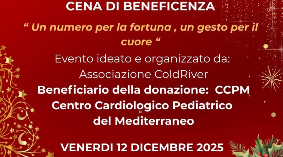 “Tombolata del Cuore”, il 12 dicembre a Fiumefreddo di Sicilia serata di solidarietà per i bambini del CCPM di Taormina