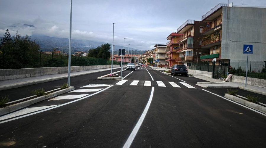 Fiumefreddo: inaugurato il prolungamento di via Salvatore Quasimodo VIDEO
