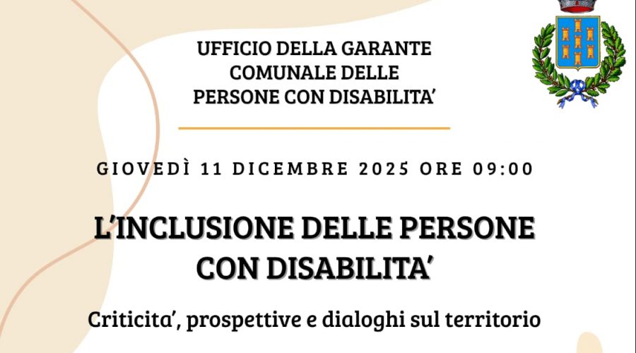 Giarre, inclusione delle persone con disabilità: giovedì 11 incontro al “Fermi Guttuso”