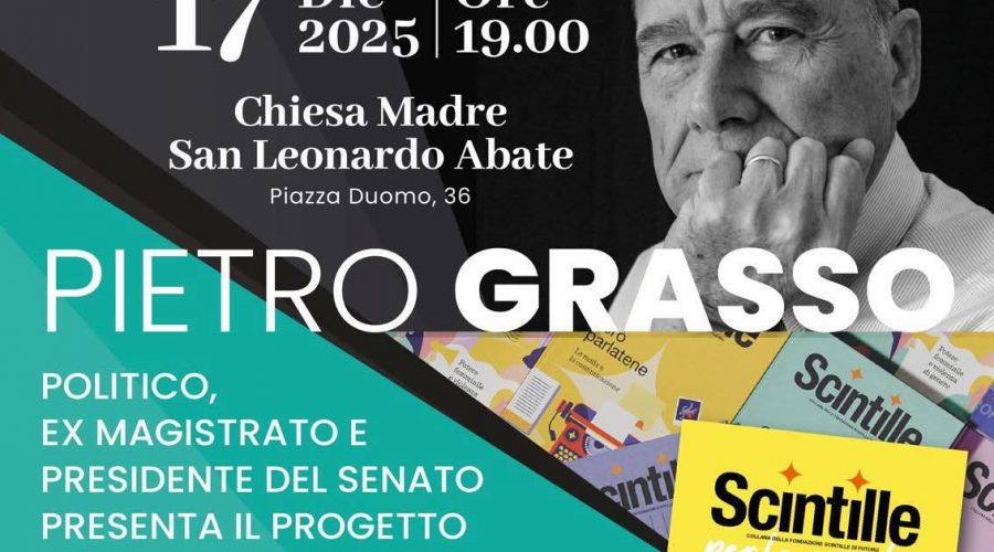 “Scintille di Legalità” a Mascali questa sera con l’ex magistrato Pietro Grasso