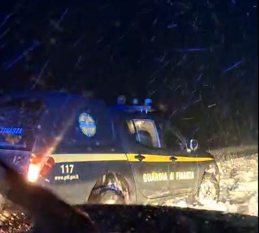 Bufera di neve sull’Etna: soccorsa una famiglia con una bambina di 4 anni