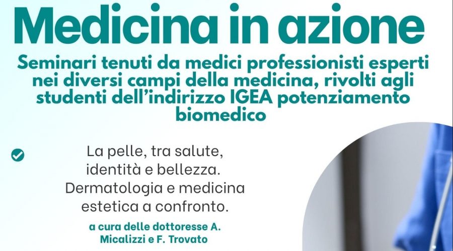 “Medicina in azione”: all’IIS ‘Amari Rizzo Pantano’ un ciclo di incontri per avvicinare gli studenti al mondo della salute
