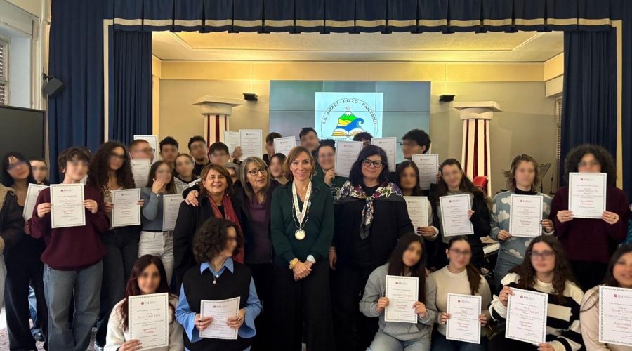 Giarre, gli studenti dell’IIS ‘Amari-Rizzo-Pantano’ premiati dal Fai per le Giornate d’Autunno