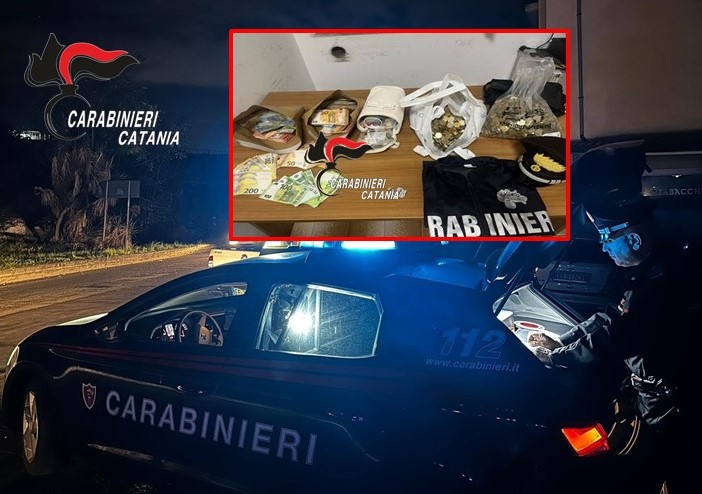 In casa con la droga e 65 mila euro di “incasso” dallo spaccio: arrestato 40enne e denunciata la figlia minorenne