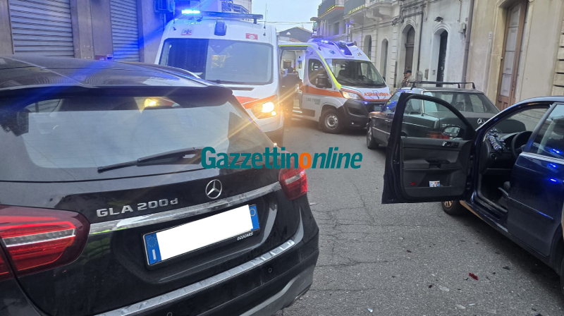 Giarre, scontro tra due vetture all’incrocio tra via Marconi e via Luigi Orlando