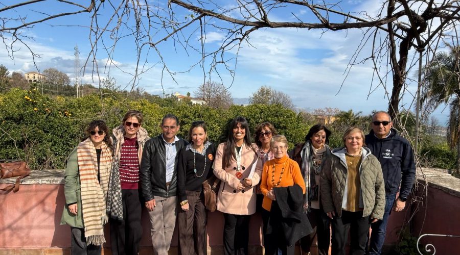 Sopralluogo del gruppo di lavoro dell’I.i.s “Leonardo” e del Fai Giarre-Riposto al sito oggetto di visita per le prossime giornate fai di primavera