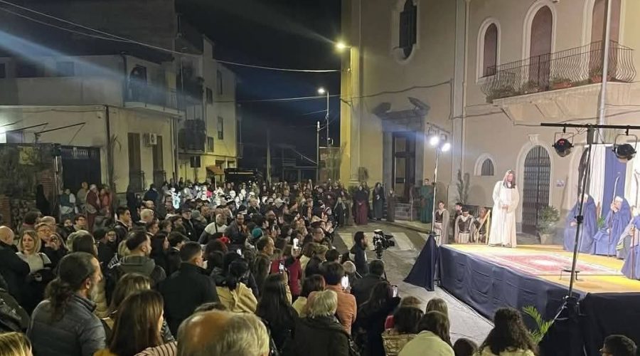 Sant’Antonino di Mascali: emozione e commozione per la Sacra Rappresentazione della Passione di Cristo