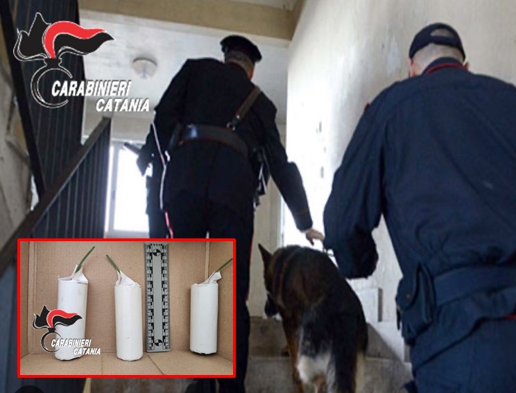 Mascali, perquisizioni dei carabinieri: 2 segnalati in Prefettura e una denuncia