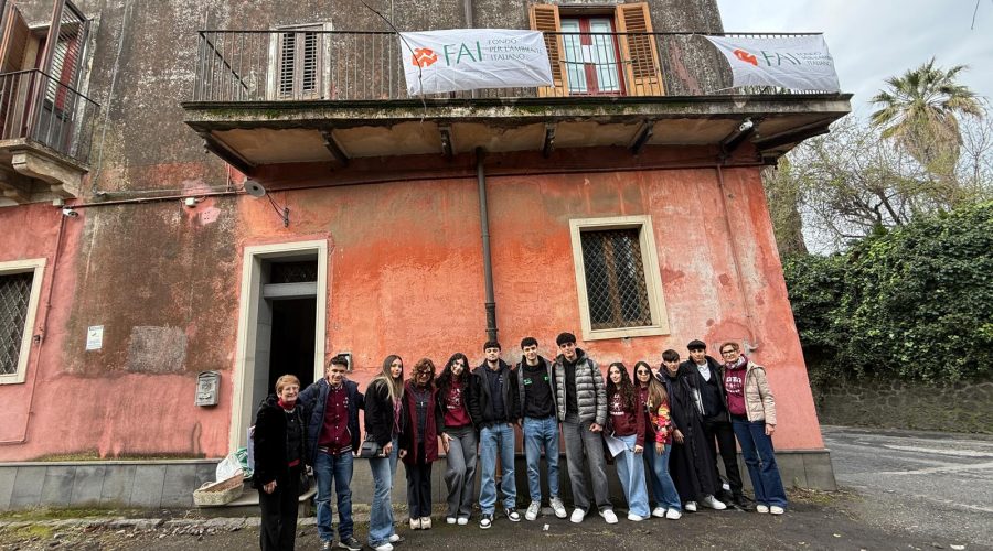 L’I.i.s “Leonardo” protagonista delle Giornate Fai di Primavera a villa Fiamingo a Giarre