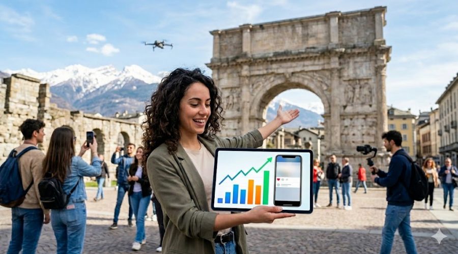 Bliss Agency e Aostae2025, 5.000 follower e pi&ugrave; di 1,2 milioni di visualizzazioni per la PA