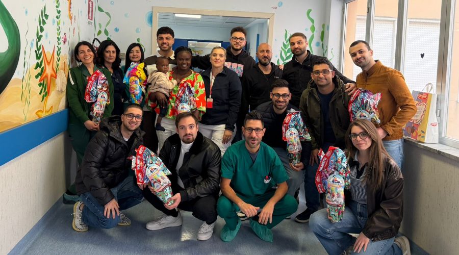 L’associazione “Joniache” dona uova di Pasqua ai bimbi del reparto di cardiochirurgia pediatrica di Taormina