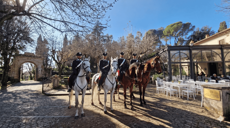 I cavalli siciliani dell’Istituto Incremento Ippico in dono al 4° Reggimento Carabinieri a Cavallo