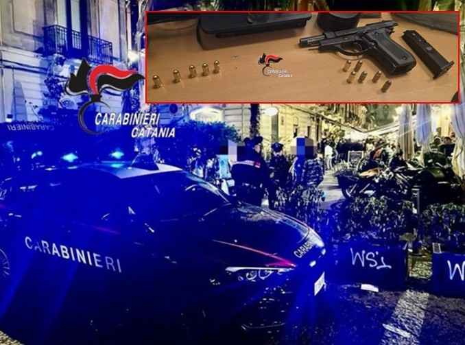 Esce per andare al pub in “compagnia” di una pistola: arrestato 22enne