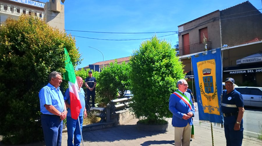 Mascali ha celebrato la Festa della Repubblica con una cerimonia al Monumento ai Caduti
