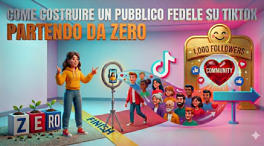 Come costruire un follower fedele su TikTok partendo da zero