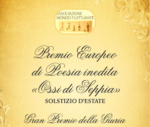Al poeta brolese Rosario La Greca, il Gran Premio della Giuria “Ossi di Seppia” 2026