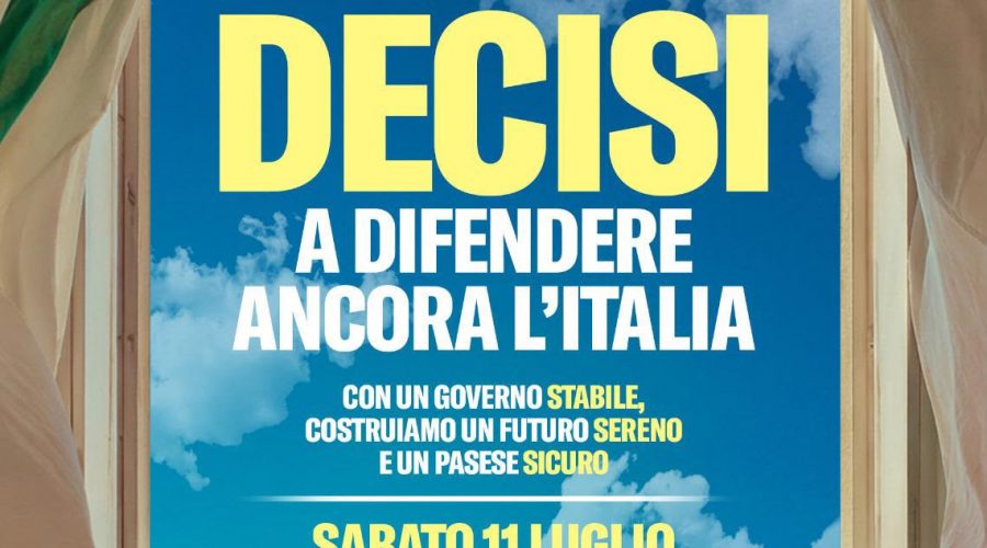Fratelli d’Italia, sabato 11 luglio a Gravina di Catania un confronto con i cittadini sul valore della stabilità del Governo