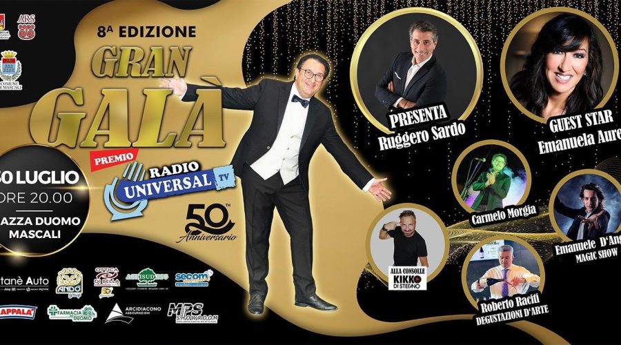Radio Universal TV celebra 50 anni di storia: il 30 luglio l’8° Gran Galà Premio Radio Universal TV