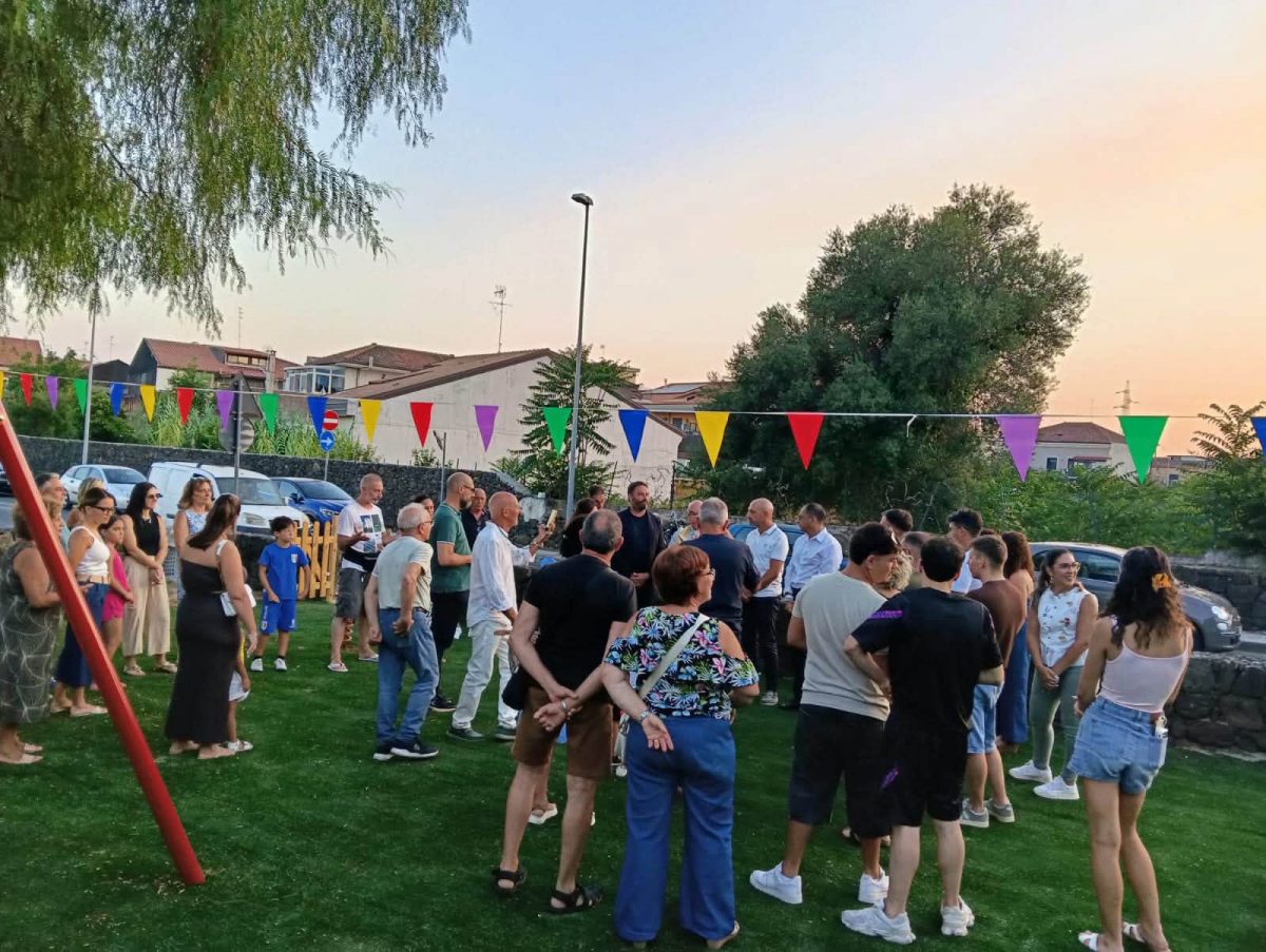 Acireale, consegnata alla comunit&agrave; la nuova bambinopoli di via Mer&igrave; a Piano d'Api