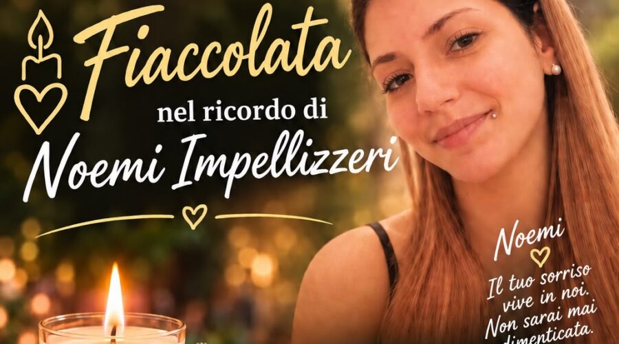 Riposto, domani, mercoledì, una fiaccolata per Noemi Impellizzeri