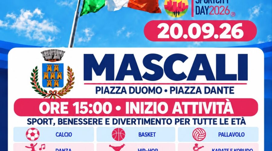 Mascali, domani torna lo SportCity Day: sport, benessere e divertimento per tutte le età