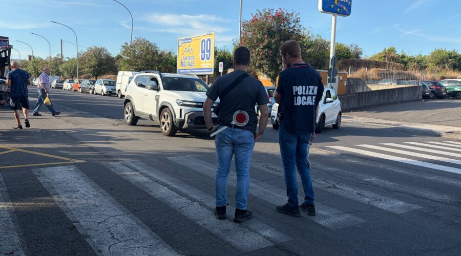 Riposto, posti di blocco e controlli della Polizia Locale: sanzioni per quasi 6000 euro