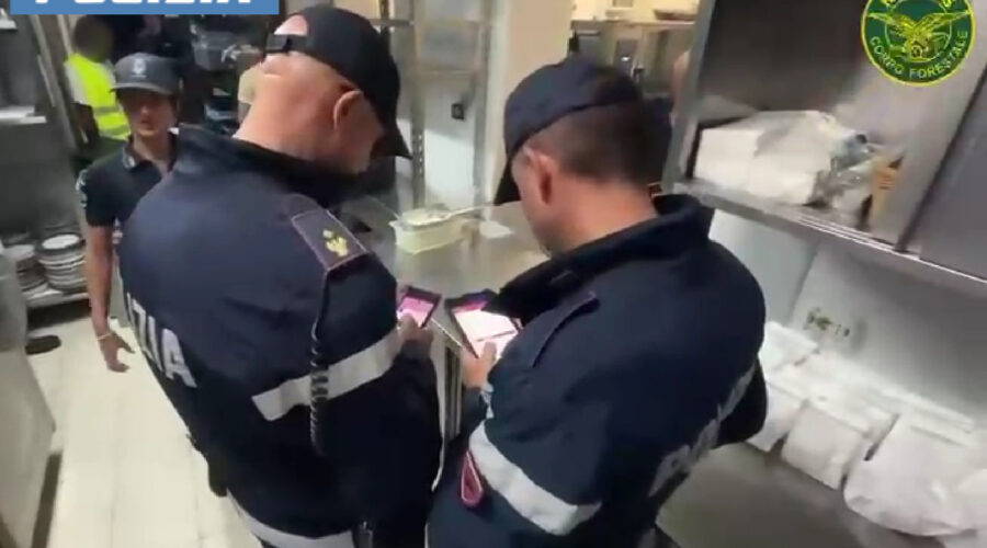 Alimenti non tracciati e scaduti e lavoratori in nero: sanzioni per oltre 21.000 euro ad un ristoratore VIDEO