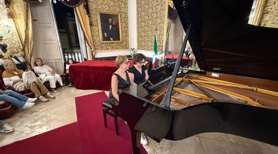 Il Duo Andreia incanta Giarrе: grande musica ed emozioni al Salone degli Specchi