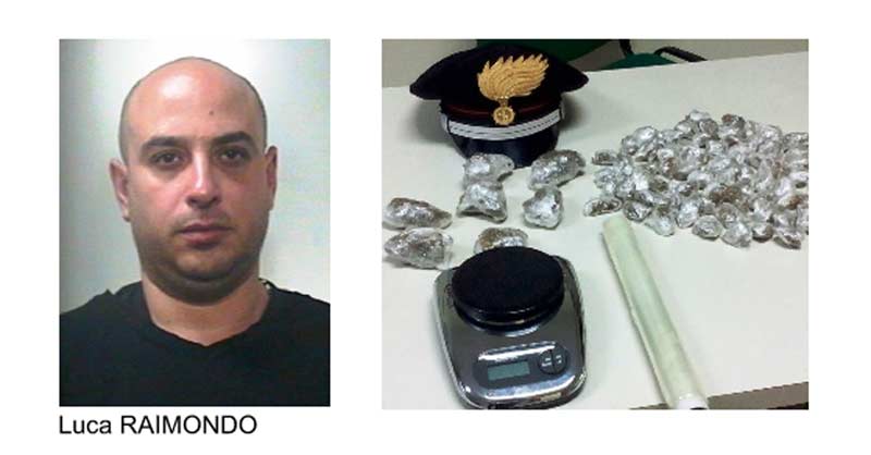 Esce di casa con la droga pronta da spacciare: arrestato belpassese