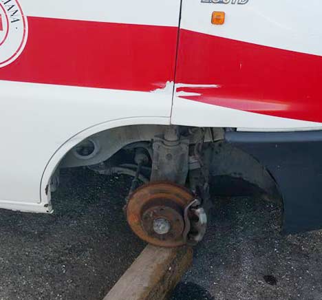 Fiumefreddo: “smontata” l’ambulanza dei volontari del Comitato della Croce Rossa Italiana