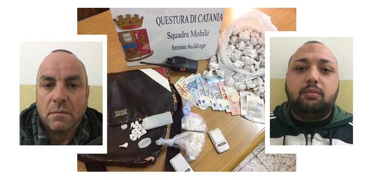 Spacciavano marijuana e cocaina: due arresti a San Giovanni Galermo