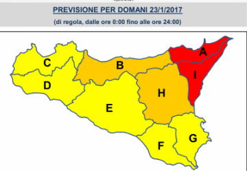 Allerta meteo area jonica domani scuole chiuse LA DIRETTA
