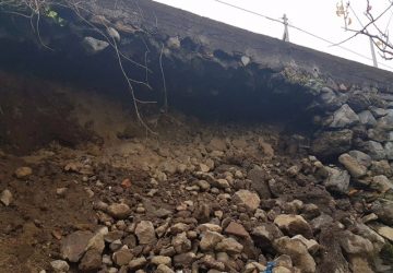 Miscarello, frana lungo la Strada 77